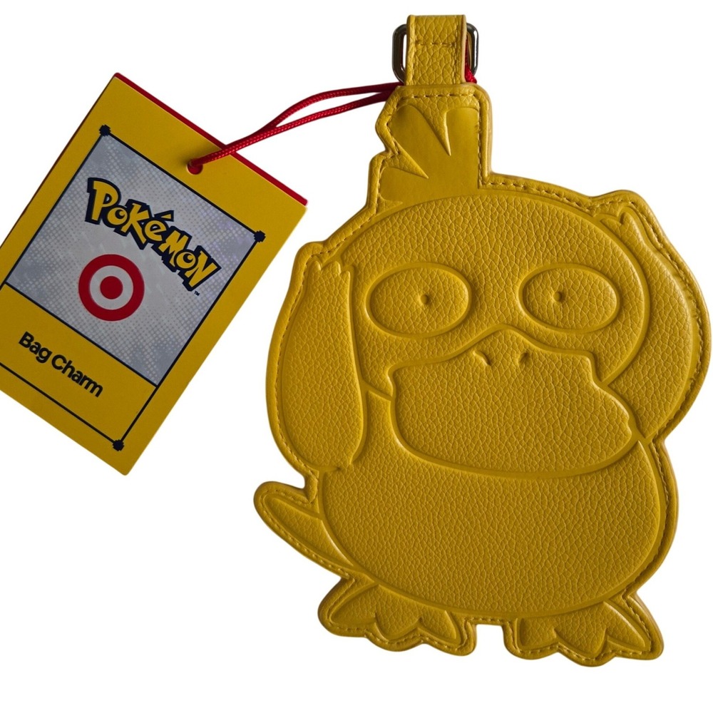 Pokemon Bag Charm Unisex OS Yellow New Psyduck Target Exclusive Luggage Tag
